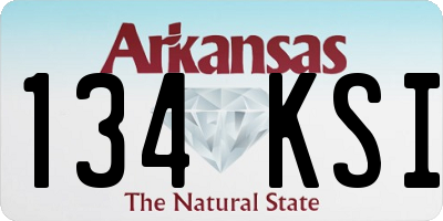 AR license plate 134KSI