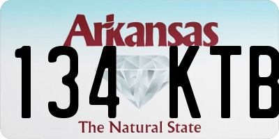 AR license plate 134KTB