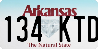 AR license plate 134KTD