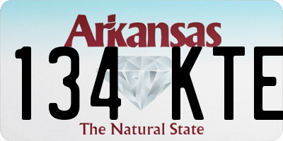 AR license plate 134KTE