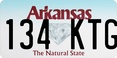 AR license plate 134KTG