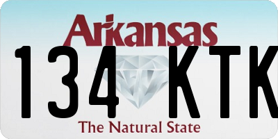 AR license plate 134KTK
