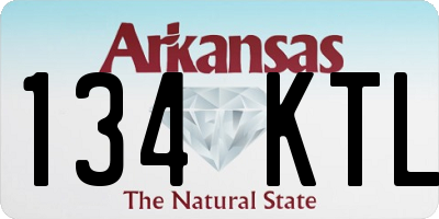 AR license plate 134KTL