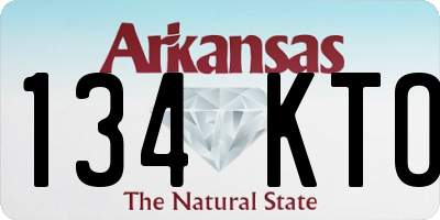 AR license plate 134KTO