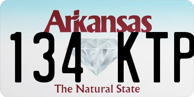AR license plate 134KTP