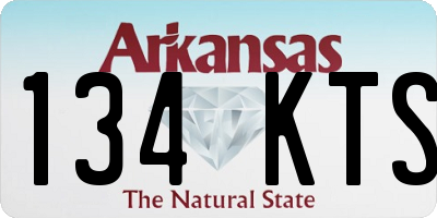 AR license plate 134KTS