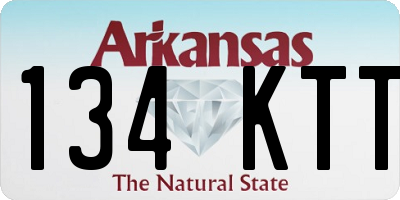 AR license plate 134KTT