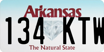 AR license plate 134KTW