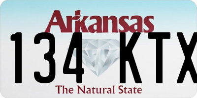 AR license plate 134KTX