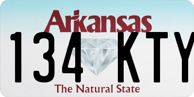 AR license plate 134KTY