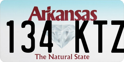 AR license plate 134KTZ