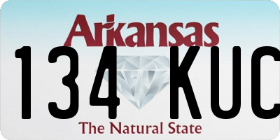 AR license plate 134KUC