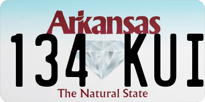 AR license plate 134KUI