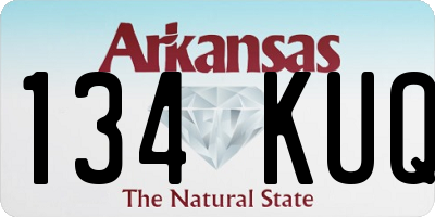 AR license plate 134KUQ