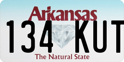 AR license plate 134KUT