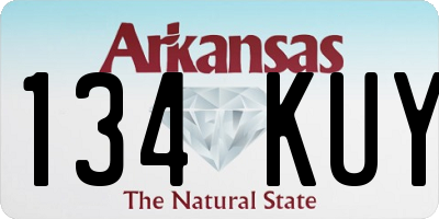 AR license plate 134KUY