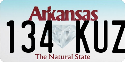 AR license plate 134KUZ