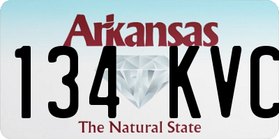 AR license plate 134KVC