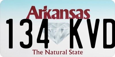 AR license plate 134KVD