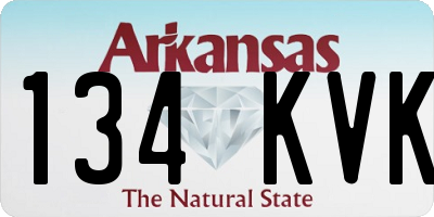 AR license plate 134KVK