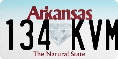 AR license plate 134KVM