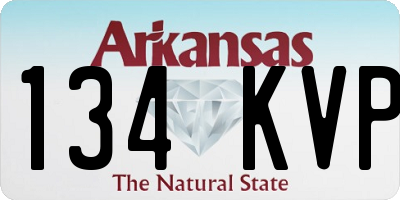 AR license plate 134KVP