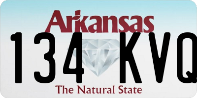 AR license plate 134KVQ