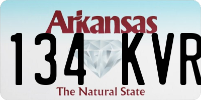 AR license plate 134KVR