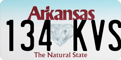 AR license plate 134KVS
