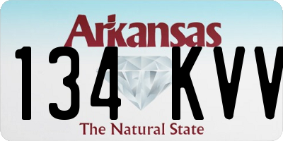 AR license plate 134KVV
