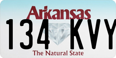 AR license plate 134KVY