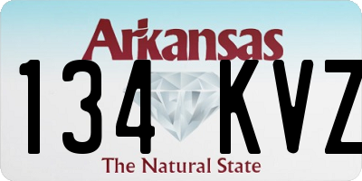 AR license plate 134KVZ