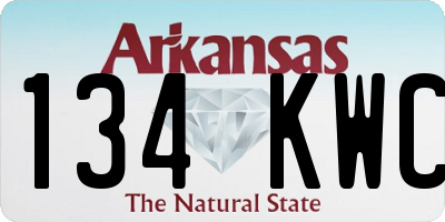 AR license plate 134KWC