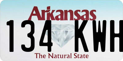 AR license plate 134KWH