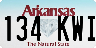 AR license plate 134KWI