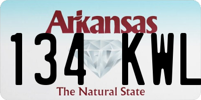 AR license plate 134KWL