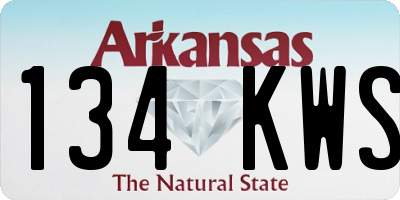 AR license plate 134KWS