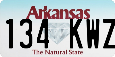 AR license plate 134KWZ