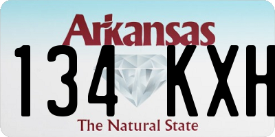 AR license plate 134KXH
