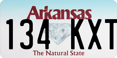 AR license plate 134KXT