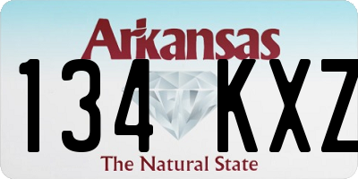 AR license plate 134KXZ