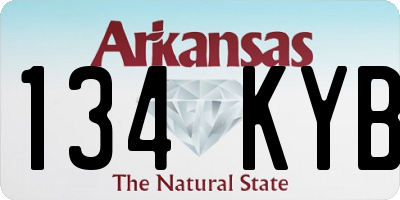 AR license plate 134KYB