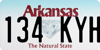 AR license plate 134KYH