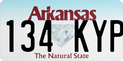 AR license plate 134KYP
