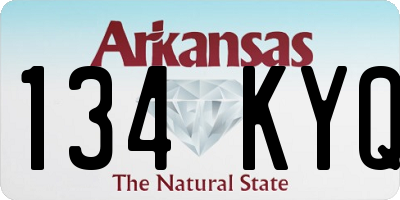 AR license plate 134KYQ