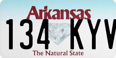 AR license plate 134KYV