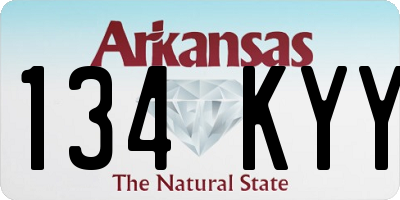 AR license plate 134KYY