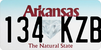 AR license plate 134KZB