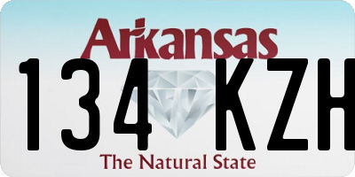 AR license plate 134KZH