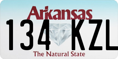 AR license plate 134KZL